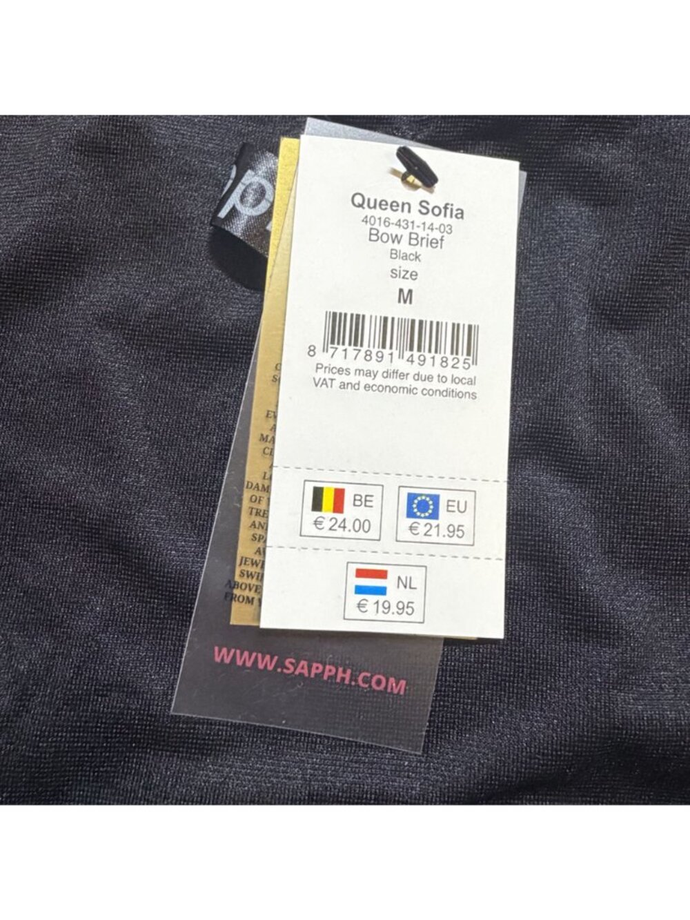 Sapph Queen Sofia Tie Side Bikini Bottoms Medium Swimwear Adjustable Swim NEW - Picture 3 of 10